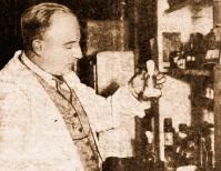 Dr. Connell in laboratory